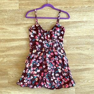 Black floral sundress from Express